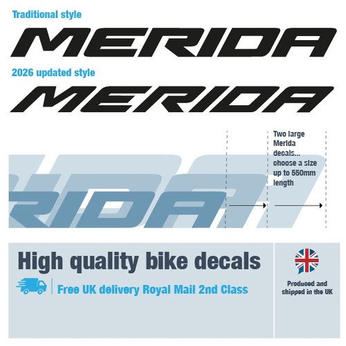 Merida bike decal - , 325-550mm
