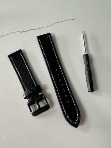 20mm carbon fibre watch strap - 20mm,