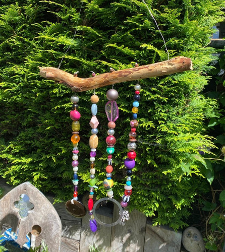 Handmade decretive beaded sun - handmade,