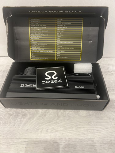 Omega black 600w digital - black,