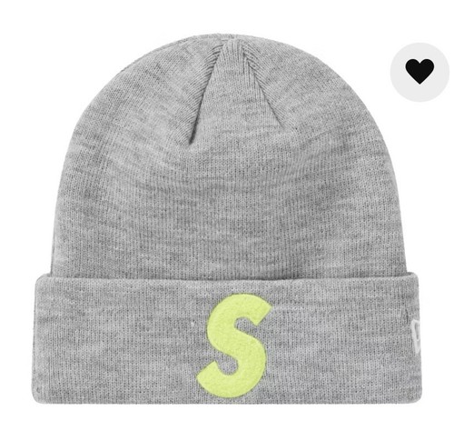 Supreme new era logo beanie - new,