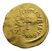 Mauricius Tiberius (582–602) Tremissis | Byzantine Empire Constantinople
