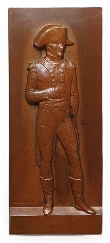 French bronze plaque - french,