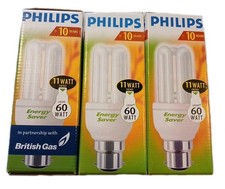 3 x Philips Energy Saver Bulb