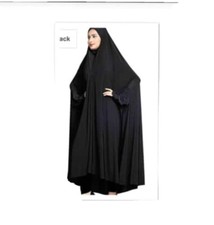 Long Navy Kiimar Burkha Jabbah All In One   Burkha Hijaab Niqaab With Sleeves