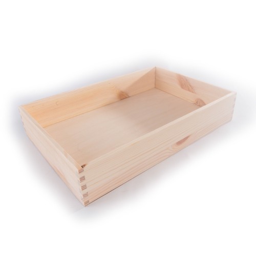 Rectangular wooden open top - wooden,