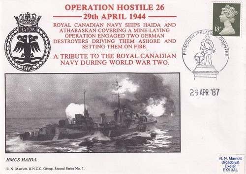 Navy cover hms haida - cover,