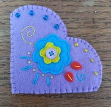 Handmade Felt Fabric Stitched