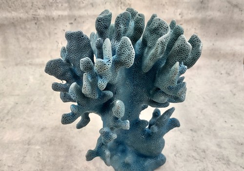 Blue ridge faux coral - blue,