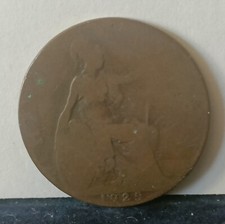 1925 UK George V Half Penny