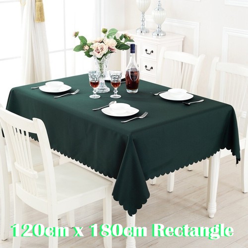 Solid tablecloth table cover - solid,
