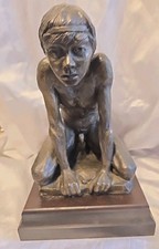 Neil Godfrey Bronze Resin Nude figure 1984 Gay Erotic LARGE Size Unique SIGNED