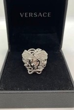 Versace Medusa Ring Black
