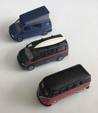 WIKING H0 1:87   VW  T5 California Beach, T4 California Coach, T1 Samba vans X3