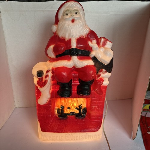 Vintage christmas blow mold - vintage,