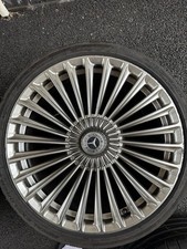 4 x 19 Inch 5x112 Maybach Style Chrome Wheels: Fits For Mercedes-Benz S E Class