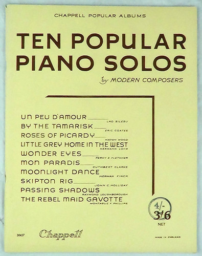 Ten popular piano solos - ten,