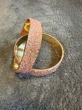 2pcs Asian Indian Pink Bangles