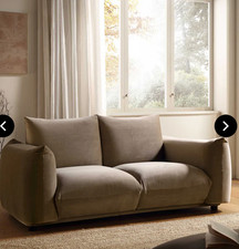 Gianni Two Seater Sofa, Mink