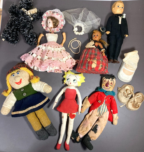 Vintage antique dolls parts - antique,