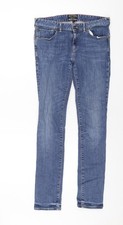 AUBIN & WILLS Mens Blue Cotton