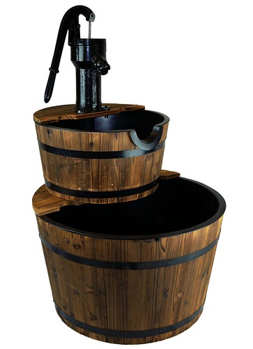 Water fountains outdoor wood - water,