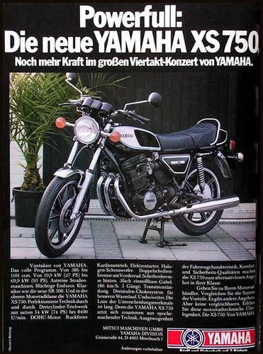 Yamaha 750 original - xs,