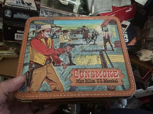 Vintage 1959 gunsmoke metal - gunsmoke,