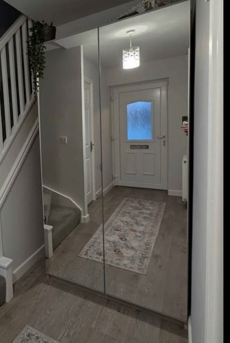 Ikea vikedal mirror doors - vikedal,