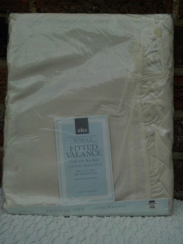 Bhs single cream frilled - bhs,