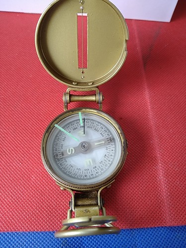 Metal quality lensatic compass - quality,