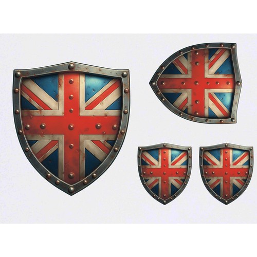 Weathered union shield - union, shield'