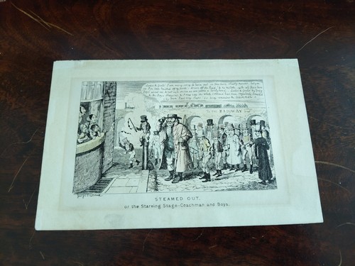 Art george cruikshank steamed - cruikshank,