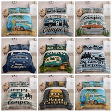 Beach Camping Scene Camper Van