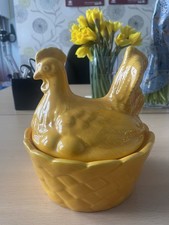 Vintage Ceramic Hen Egg