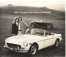 MGB Print Ad MG Sports Car