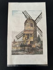 Samuel Prout Large Antique Early 19th Century Hand Coloured Etching Print