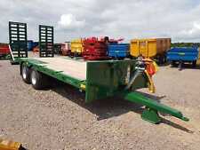 BAILEY 23ft (7 metre) Twin-Axle Beavertail Plant Trailer/Bale Trailer - 15 To...
