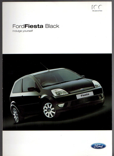 Ford fiesta black limited - black,