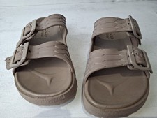 Skechers Luxe Form  Sandals  Sliders Size 5 Eur38 Grey Slip On Holiday JM312