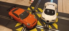 SCALEXTRIC DIGITAL SET LARGE WITH EXTRAS. BUGATTI AND PORSCHE GT3RS