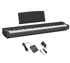 YAMAHA P-225B Black Digital Piano 88 Keys-P Series, Compact, Portable, Excellent