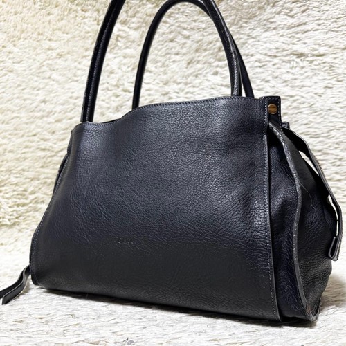 Chloe dolly black - black, leather