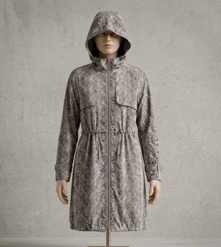 Denim parka in - co., pocket