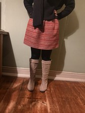 Legroom Tan Brown Suede Knee