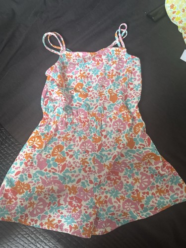 Girls floral sundress - sundress, square