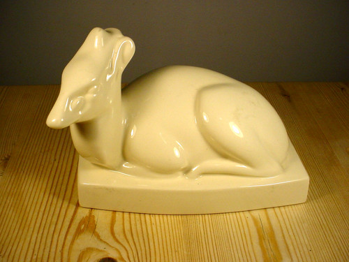 Wedgwood white deer figure - wedgwood, by