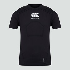 Canterbury Rugby Junior Pro Black White Protective Vest - Free P&P