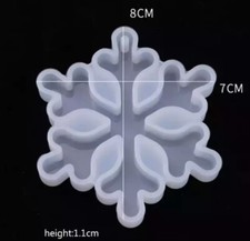 Christmas Snow Hanging Decoration Silicone Quicksand Mould Mold Uv Epoxy Resin