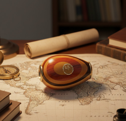 Vintage brass wooden - vintage, &